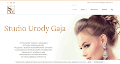 Desktop Screenshot of gaja-studiourody.pl